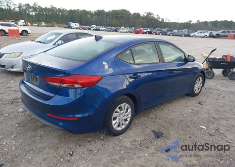 2017 Hyundai Elantra Se из США, поврежденный, VIN 5NPD74LF0HH137720